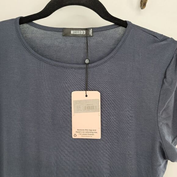 Missguided blue tshirt dress new with flaw - Picture 7 of 9